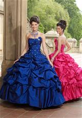 Taffeta Quinceanera Dress 2012 by Vizcaya 87066
